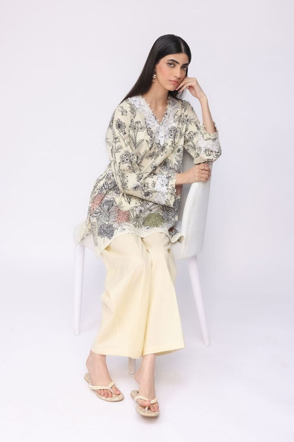 Embroidered | Lawn Kurta Pants